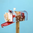 thumbnail image 4 of Lsque Trip to London Mailbox Cover Standard Size ,Magnetic Mailbox Covers Post Wraps Letter Box Cover -25.5x21 in, 4 of 9