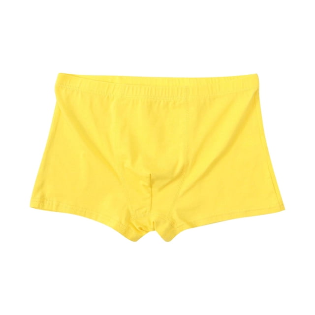 Pantalones Cortos Cómodos para Niños Ropa Interior de Niños en Tela de Caballería de Seda Fresca, Pantalones Cortos Transpirables de Cuatro Esquinas de Color Sólido para Estudiantes Adolescentes