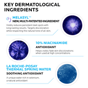 La Roche-Posay Mela B3 Melasyl + Niacinamide Anti Aging and Dark Spot Corrector Serum for Face, 1.0 fl oz