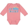 thumbnail image 3 of Inktastic Happy Hanukkah with candles Boys or Girls Long Sleeve Baby Bodysuit, 3 of 5