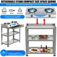 thumbnail image 6 of Propane Gas Stove,2 Burner Propane Burner, with Removable Leg,Auto Ignition Camping Stove,Portable Gas Stove for RV, Apartment, Outdoor, 6 of 7