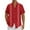 Red, variant on Lovzfmll Botanical Aloha Shirt for Men, Tropical Floral Print Short Sleeve Top, Button Down Vacation Style Blouse