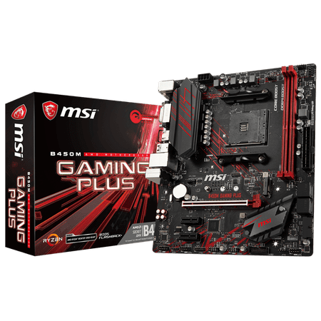 MSI B450M GAMING PLUS AMD Motherboard (Best Motherboard For Amd Ryzen 5 1600x)