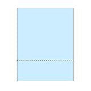 Print-Ready Business Forms (8-1/2" x 11") with Single, Bottom Micro-Perf for Separation, on Blue 24lb Bond Paper - 500 Sheets (Forms)