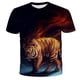 thumbnail image 1 of Summer Boys T-shirt Animal Lion graphic t shirts Children Fashion Casual Tops Tee harajuku 3D Printing streetwear Girls T-shirts10T Gong Bohan LED, 1 of 2