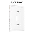 thumbnail image 4 of Kll Travel Stamp Wall Plate,Gloss Finish,Standard Size 1 - 5" X 3", Polycarbonate Thermoplastic,Electric Receptacle Plug Covers, 4 of 8