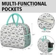 thumbnail image 6 of Reusable Panda Lnsulated Lunch Bag for Women & Men-Leakproof Water-Resistant Cooler Tote,Large Capacity(10.6x8.7x6.3in)for Work,Office,Travel,Picnic,Beach., 6 of 7