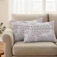 thumbnail image 2 of 4th of July Outdoor Waterproof Pillow Covers, Independence Day Farmhouse Wooden Grain Decorative Rectangle Throw Pillowcase Sofa Cushion Sham for Patio/Couch/Chair, 20"x12" 2 Pack, 2 of 8