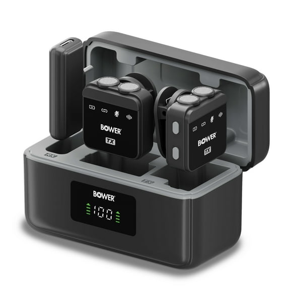 Bower Dual Pro Wireless Lavalier Microphone System