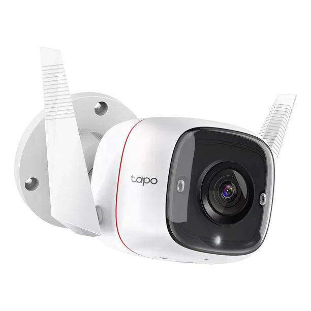 Tp-link Cámara De Seguridad Tapo-c320ws Grabación De Vídeo 2k Wifi Audio Bidireccional Control Por Voz Compatible Con Asistente De Google Y Amazon Alexa Visión Nocturna A Todo Color Seguridad Exterior