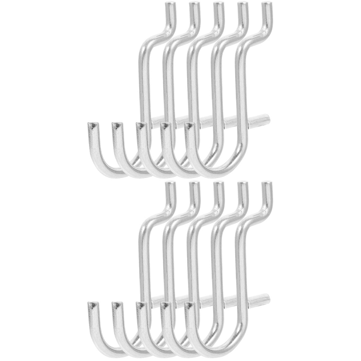 Raindrops 40 pcs Metal Pegboard Hooks for Tools, Key Holders, Small Utility Hangers, Pegboard Display Organizers