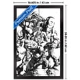 thumbnail image 2 of Marvel Sketch - Group Wall Poster, 14.725" x 22.375" Framed, 2 of 4