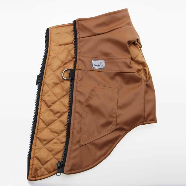 Algodón Mascotas Parkas Chaleco Traje Resistente al viento Perros Gatos Ropa (Marrón oscuro L) Tmvgtek Para estrenar