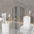 thumbnail image 3 of Travel Glass&Bottle Set Four-Cup Compact Wash Cup for Home and Travel – Durable Storage Portable Toothbrush Holder Easy-to-Use Design, 3 of 7