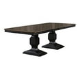 thumbnail image 5 of Kings Brand Furniture Alleyton 9-Piece Dining Table Set for 8, Extendable Kitchen & Dining Room Set with 2 Butterfly Leaves & 8 Chairs, Charcoal & Oak Finish, 5 of 8