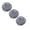 Silver*3, variant on metal scrubbies,5 Pack Stainless Steel Scrubber,Steel Wool Srubber for Scouring Stubborn Messes from Pots and Pans,Stoves,Broiler Racks,Grills and More