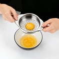 thumbnail image 6 of YaoZQ Tuna Can Strainer Press, Stainless Steel Food Grade Oil Drainer Colander for Canned Meat Vegetables, Kitchen Tool, Silver, 5 x 4 in, 6 of 8