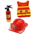 thumbnail image 2 of Disfraz De Para , Juguete Educativo Para , Recuerdo De Fiesta, Cosplay Baoblaze  Juguetes de disfraz de bombero, 2 of 8