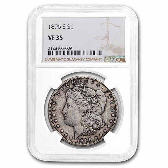 1896-S Morgan Dollar VF-35 NGC