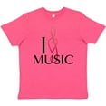 thumbnail image 3 of Inktastic I Love Music Youth T-Shirt, 3 of 5