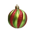 thumbnail image 6 of Under $5 InsCrazy Christmas Tree Balls 2.4in Christmas Ornaments, 12 Painted Matte Plastic Xmas Tree Balls Set Christmas Decorations Pendant Party Props, 6 of 6