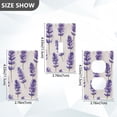 thumbnail image 7 of Yayeee Duplex Wall Plate 1-Gang 4.5"x2.7" Home Receptacle Light Switch Decorative Outlet Cover, Lavender Pattern, 7 of 7