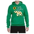 thumbnail image 2 of In A World Where You Can Be Anything Be Kind Inspirational/Christian Unisex Graphic Hoodie Sweatshirt, Kelly, 2XL, 2 of 3