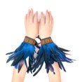 thumbnail image 2 of Anillos de manos de plumas para hombre y mujer, 2 uds., regalo de Navidad y Año Nuevo, accesorios de ropa, disfraces, 2 of 4