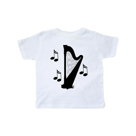 

Inktastic Harp Silhouette Music Gift Gift Toddler Boy or Toddler Girl T-Shirt