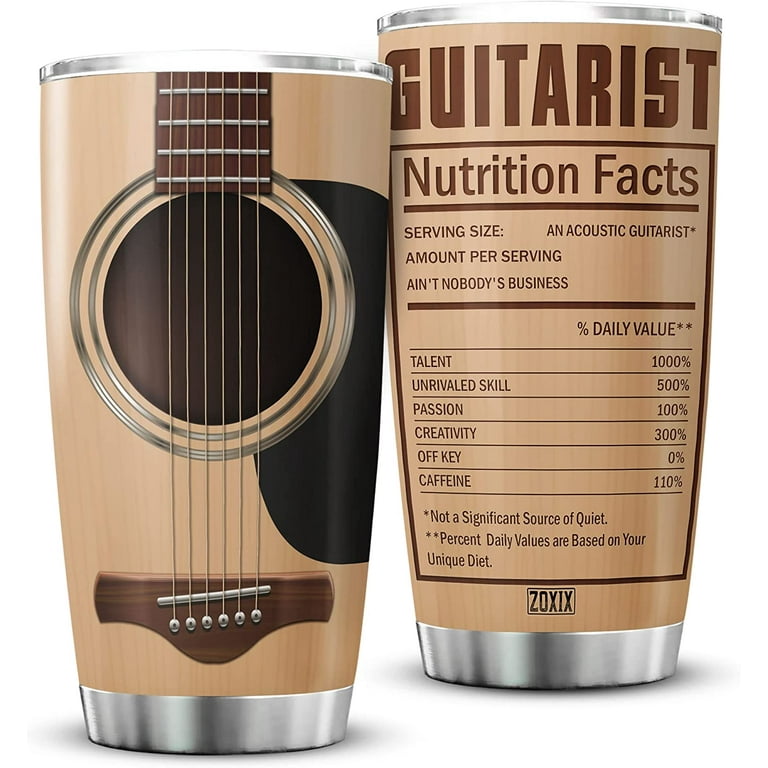 Personalized Guitar Tumbler Electric Guitar Tumbler Guitar Lover Gifts For  Guita