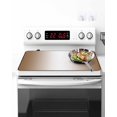 thumbnail image 2 of Stove Top Covers for Electric Stove 24x21In, Brown Ombre Heat Insulation Fireproof Glass Cooktop Protector, Modern Gradient Art Abstract Multipurpose Countertop Stovetop Cover for Kitchen, 2 of 3