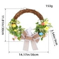 thumbnail image 3 of AYktou Spring Wreaths for Front Door-Easter Wreath Bow Decoration Door Decoration Home Decoration Shooting Props, 3 of 9