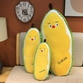 thumbnail image 4 of Cute Soft Toy Funny Food Plushie Plush Pillow Cushion Durian Yellow Chick Home Decoration Stuffed Fruit Doll Durian Stuffed Toys Plush Doll Fruit Plush Toys 50CM, 4 of 7