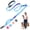 Blue, variant on Jumpress Hands Free Dog Leash 4.7-6.5FT, Reflective Shock Absorbing Bungee Dog Leash & Car Seat Belt, Durable for Medium Large Dogs Walking Running (Pink)