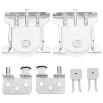 PAMINGONO 1 Set Sliding Door Track Wheels for Bathroom Doors in Simple Design with Iron 3.3x3.1x0.5in