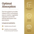 thumbnail image 4 of Suplemento Solgar de vitamina D3 55 mcg (2200 UI) 100 cápsulas, 4 of 6