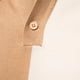 thumbnail image 5 of Ceisia Vertical Stripe Knit Top Men's Slim Fit Short Sleeve Casual Button-Down Shirt Khaki S Gifts, 5 of 8