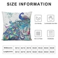 thumbnail image 5 of Ullo0ord Throw Pillow Case Decorative Cushion Cover Square Pillowcase, Sofa Bed Pillow Case Cover() Twin Sides 18x18in, 5 of 5