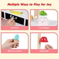 thumbnail image 2 of OLAKIDS Wooden Grocery Store Marketplace Toy, Supermarket Pretend Play, Extra Storage 6 Ice Creams Scales Bells Chalkboards, Fun Indoor Farmer's Market Stand Set Gift for Ages 3+, 2 of 9