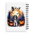thumbnail image 2 of Happy Halloween Vampire English Springer Spaniel BOO with Pumpkins Fun and Spooky Spiral Bound Journal Springers Dog Lover Gifts 5x7in Spiral Notebook - 00018, 2 of 5