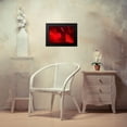 thumbnail image 4 of Crane, Rita 14x11 Black Modern Framed Museum Art Print Titled - Crimson Petals I, 4 of 5