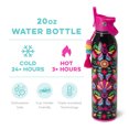 thumbnail image 2 of Swig Life 20oz Flip + Sip Bottle | Insulated Stainless Steel Water Bottle with Straw | Caliente, 2 of 5
