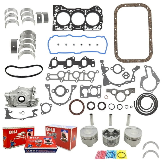 DNJ EK526AM Master Engine Rebuild Kit Fits Cars & Trucks 1993-1995 Geo Metro 1.0L SOHC L3 6V 61cid VIN 6