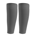 thumbnail image 2 of Yesbay 2Pcs Elastic Leg Sleeves Breathable Compression Calf Guard Protector Strip for Outdoor Sports,Gray, 2 of 8