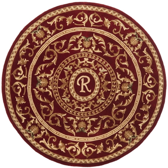SAFAVIEH Naples Collection NA519R Handmade Burgundy Rug