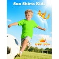 thumbnail image 3 of MUXiin Boys Rash Guard Short Sleeve Swim Shirt UPF 50+ Sun Shirts Quick Dry Fishing Surf Water Beach Tee for Kids Girls Youth 2T-16Y, 3 of 9