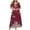 Red Womens Summer Dress, variant on USSUMA Plus Size Long Maxi Dress for Women Summer Floral Print Loose Cold Shoulder Elegant Party Evening Sundresses