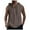 Coffee, variant on Men's Casual Solid Color Tank Top with Drawstring Button Hooded Vest for Stylish Comfort Men's Tops T-Shirt Casual Crew Neck Loose