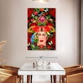 thumbnail image 3 of Elephant Stock Frida A Love Story Wall Art - Vertical Canvas Wall Art - Living Room Wall Decor - People Canvas - Red And Green Decor By Hue And Mi And Sangita - 32" x 48", 3 of 8