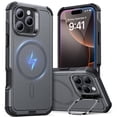 thumbnail image 1 of Funda de teléfono ESR para iPhone 16 Pro Max con soporte gris Cyber Series, 1 of 9